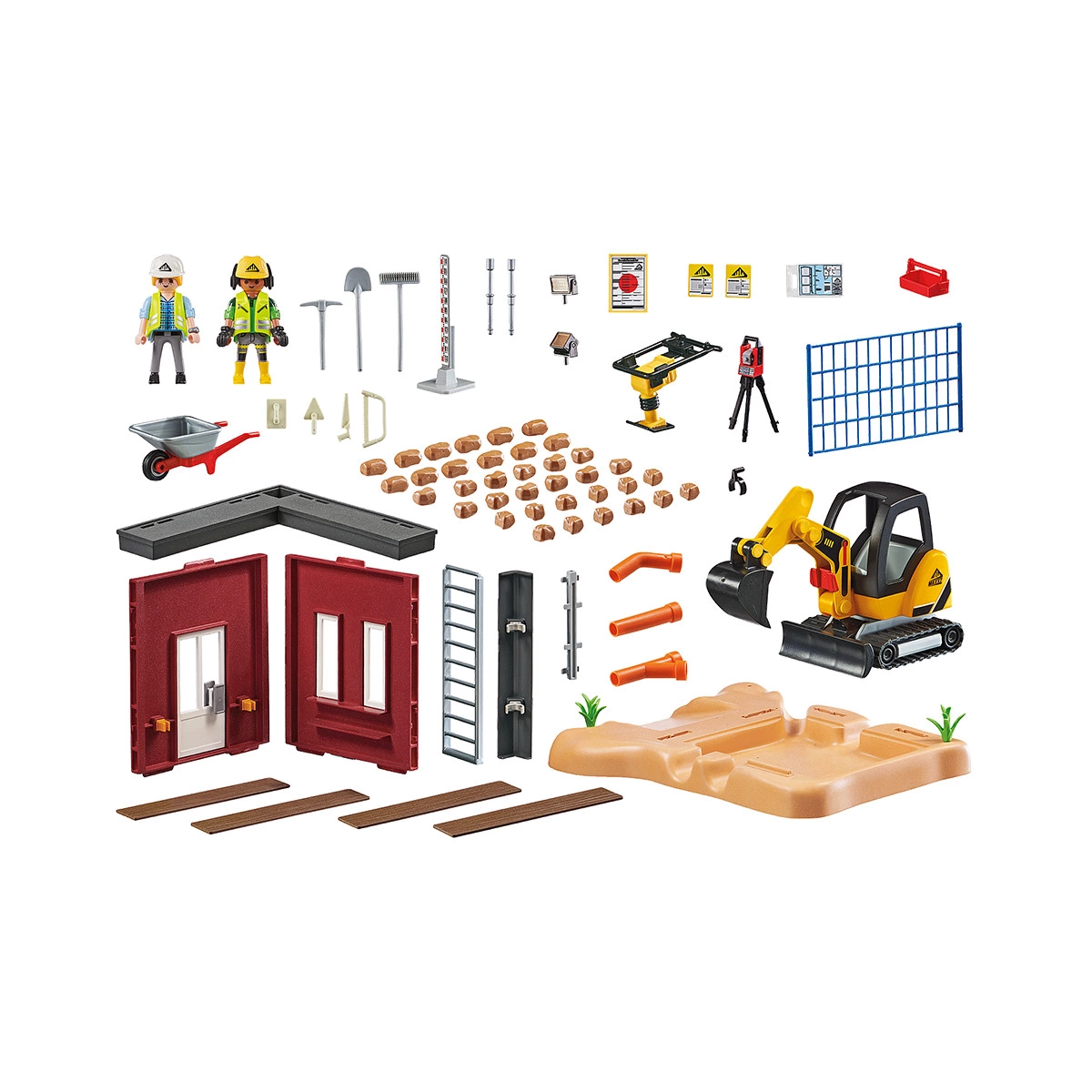 PLAYMOBIL ΜΙΚΡΟΣ ΕΚΣΚΑΦΕΑΣ ΜΕ ΕΡΠΥΣΤΡΙΕΣ ΚΑΙ ΔΟΜΙΚΑ ΣΤΟΙΧΕΙΑ 70443