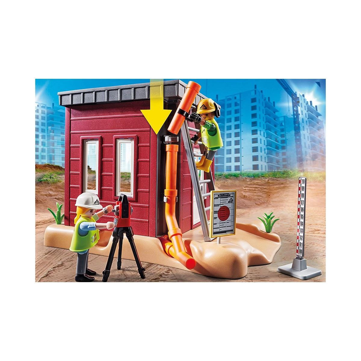 PLAYMOBIL ΜΙΚΡΟΣ ΕΚΣΚΑΦΕΑΣ ΜΕ ΕΡΠΥΣΤΡΙΕΣ ΚΑΙ ΔΟΜΙΚΑ ΣΤΟΙΧΕΙΑ 70443