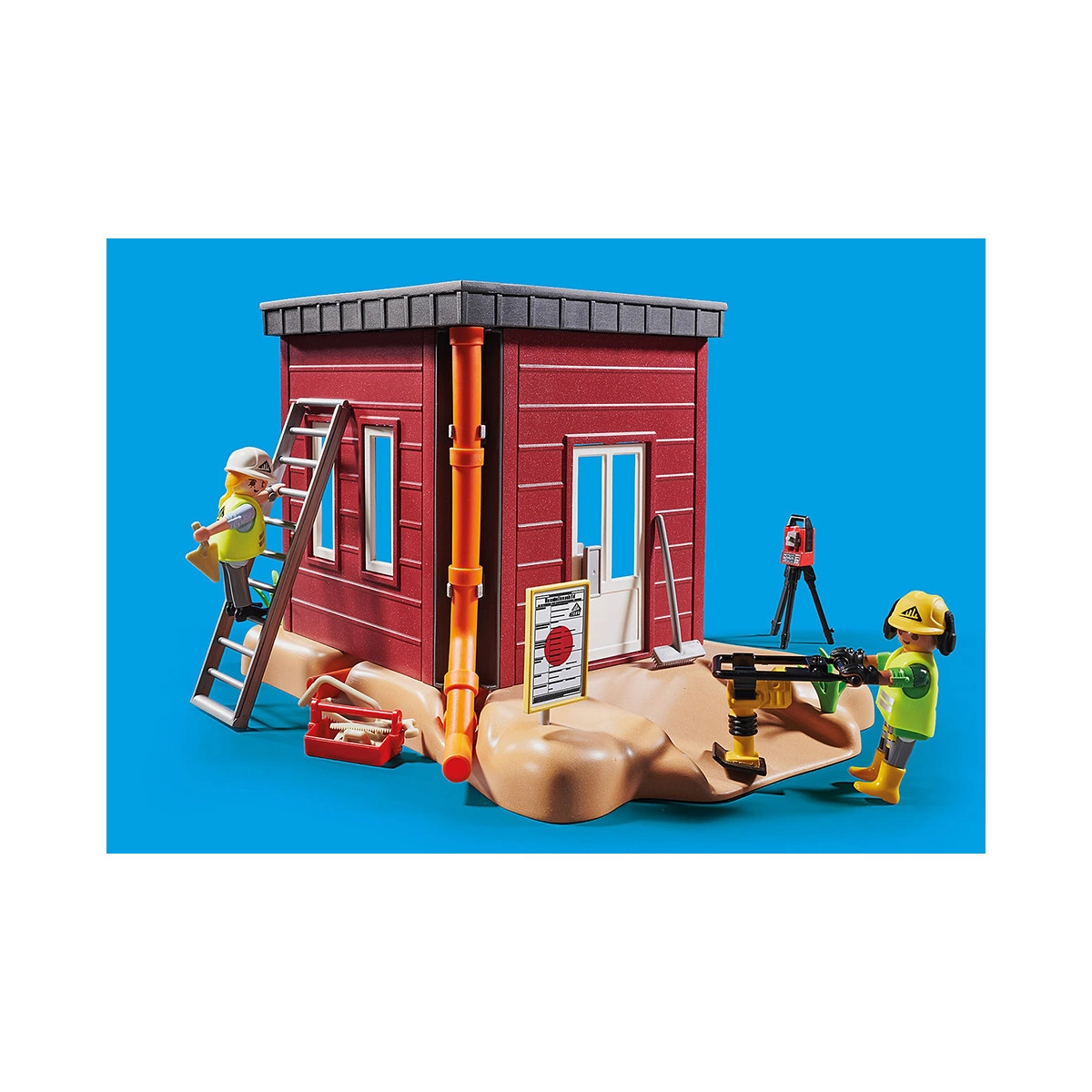 PLAYMOBIL ΜΙΚΡΟΣ ΕΚΣΚΑΦΕΑΣ ΜΕ ΕΡΠΥΣΤΡΙΕΣ ΚΑΙ ΔΟΜΙΚΑ ΣΤΟΙΧΕΙΑ 70443