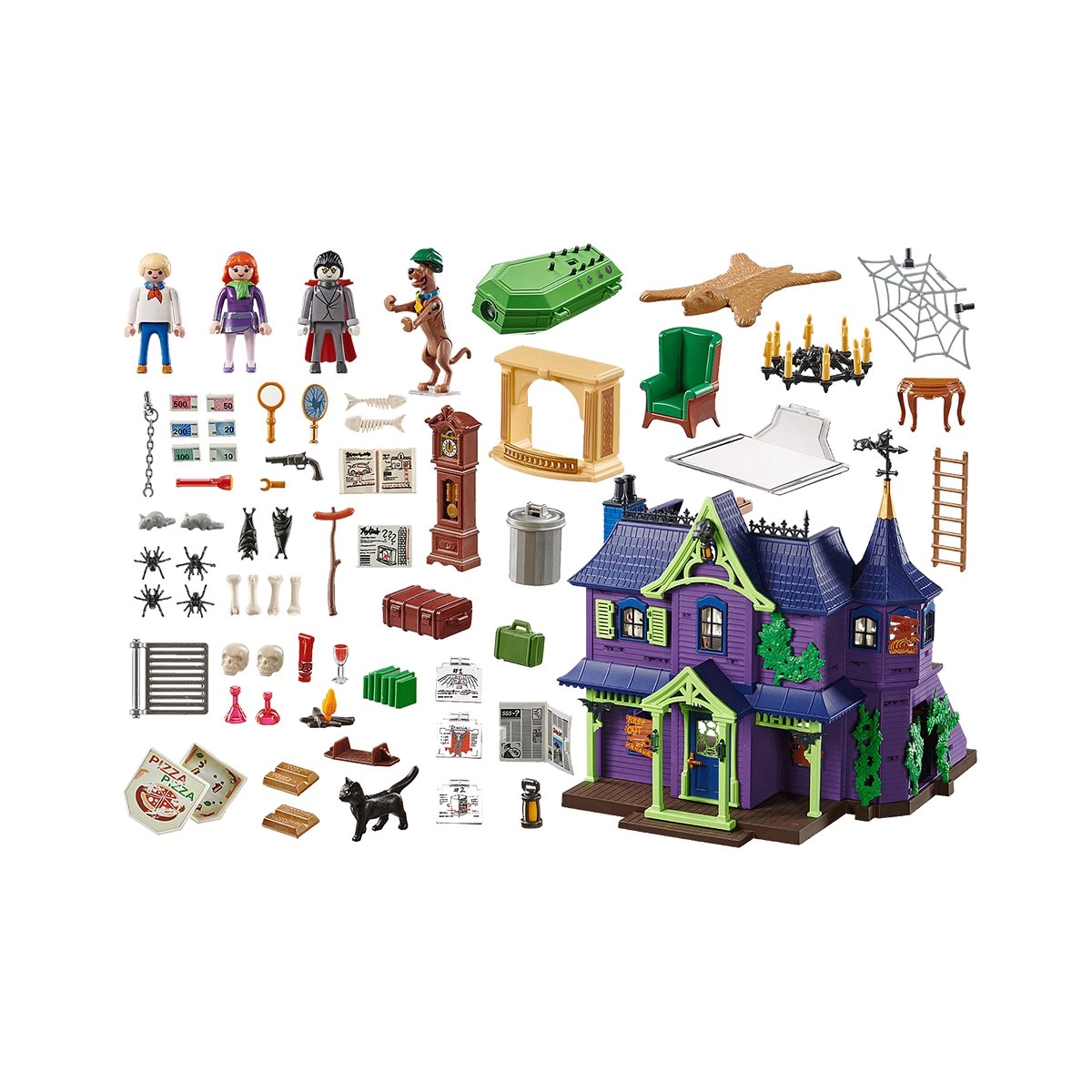 PLAYMOBIL SCOOBY-DOO ΠΕΡΙΠΕΤΕΙΑ ΣΤΟ ΣΤΟΙΧΙΩΜΕΝΟ ΣΠΙΤΙ 70361