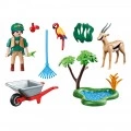 PLAYMOBIL GIFT SET "ZOO ANIMAL CARE OFFICER" 70295