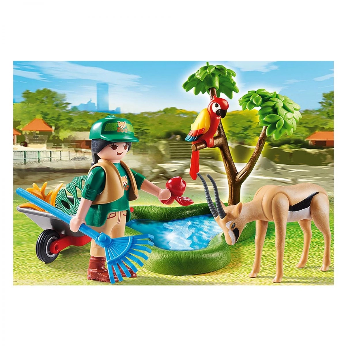 PLAYMOBIL GIFT SET "ZOO ANIMAL CARE OFFICER" 70295