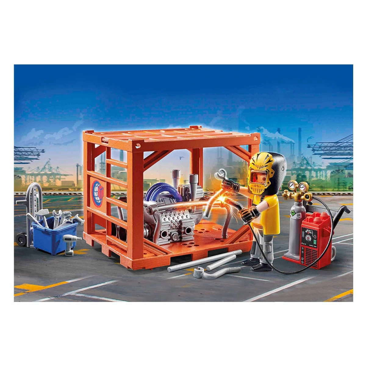 PLAYMOBIL ΚΑΤΑΣΚΕΥΑΣΤΗΣ CONTAINER 70774