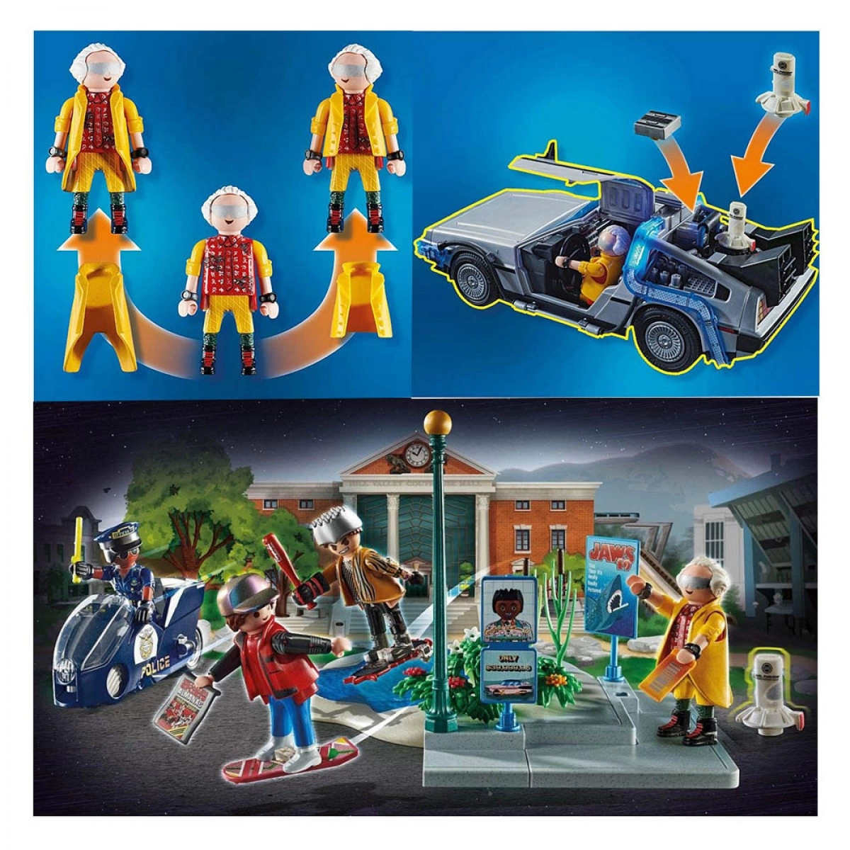 PLAYMOBIL BACK TO THE FUTURE ΜΕΡΟΣ 2Ο ΠΕΡΙΠΕΤΕΙΕΣ ΜΕ ΤΑ ΙΠΤΑΜΕΝΑ ΠΑΤΙΝΙΑ 70634