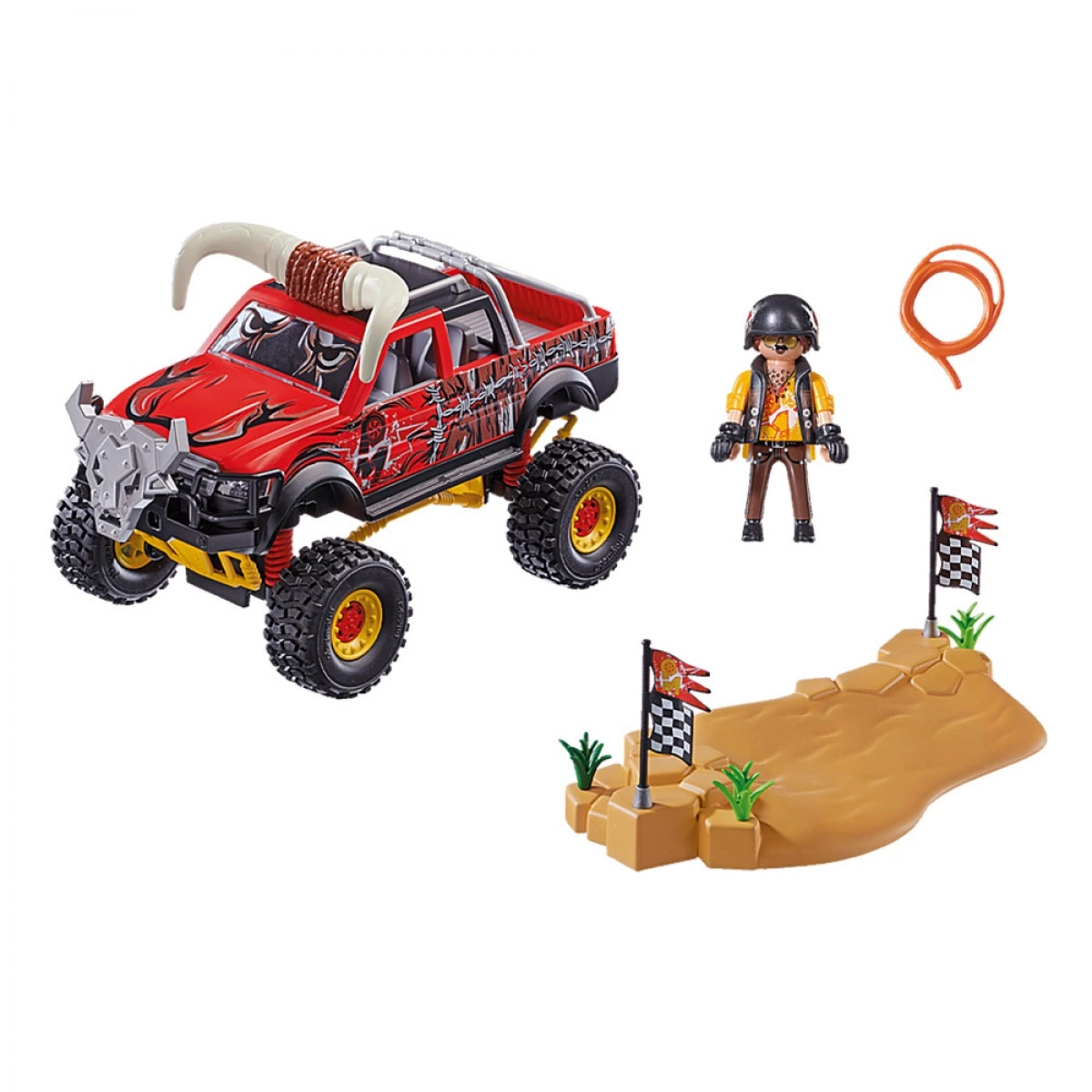 PLAYMOBIL MONSTER TRUCK ΚΟΚΚΙΝΟΣ ΤΑΥΡΟΣ 70549