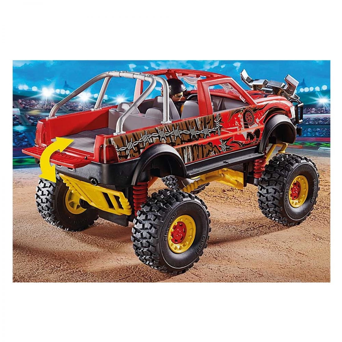 PLAYMOBIL MONSTER TRUCK ΚΟΚΚΙΝΟΣ ΤΑΥΡΟΣ 70549