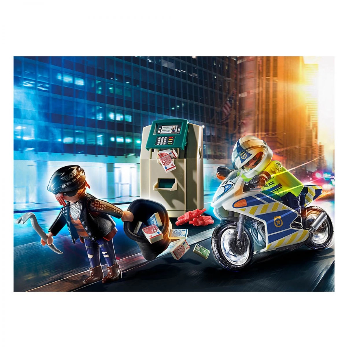 PLAYMOBIL ΔΙΑΡΡΗΞΗ ΣΤΟ ΑΤΜ 70572