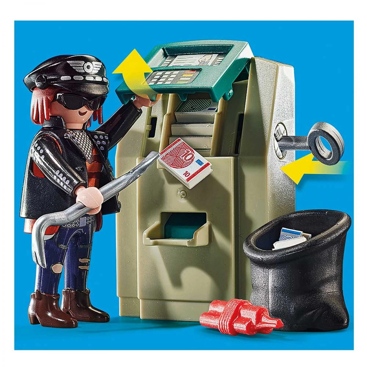 PLAYMOBIL ΔΙΑΡΡΗΞΗ ΣΤΟ ΑΤΜ 70572