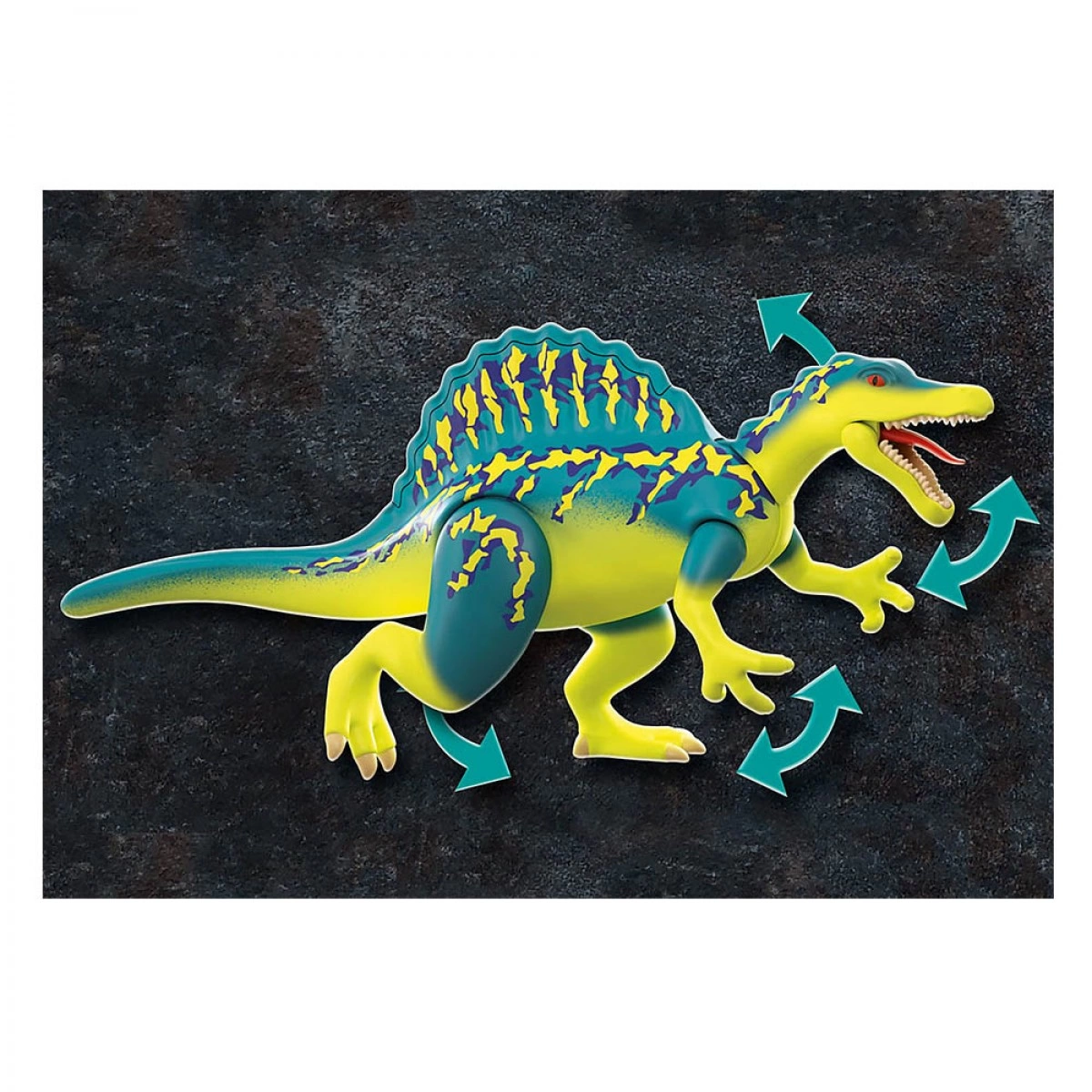 PLAYMOBIL ΣΠΙΝΟΣΑΥΡΟΣ ΜΕ ΔΙΠΛΗ ΠΑΝΟΠΛΙΑ 70625