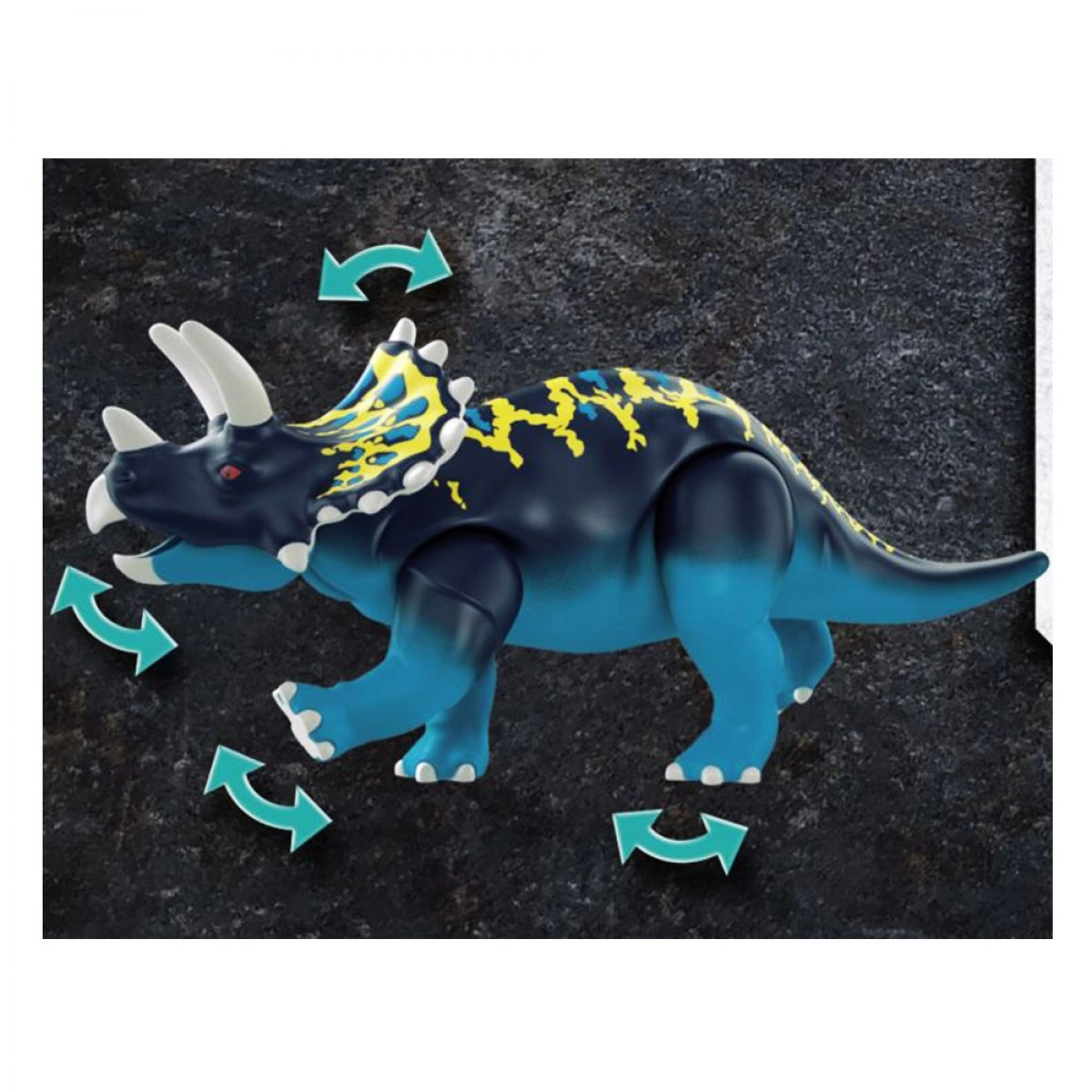 PLAYMOBIL ΤΡΙΚΕΡΑΤΩΨ ΜΕ ΠΑΝΟΠΛΙΑ ΚΑΝΟΝΙ & ΜΑΧΗΤΕΣ 70627