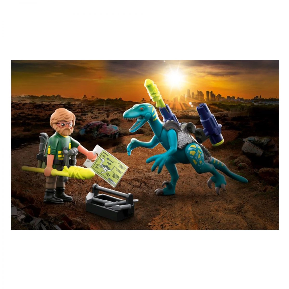 PLAYMOBIL ΔΕΙΝΟΝΥΧΟΣ ΜΕ ΤΟΝ ΘΕΙΟ ROB 70629