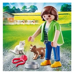 PLAYMOBIL ΓΥΝΑΙΚΑ ΜΕ ΓΑΤΟΥΛΕΣ 70562