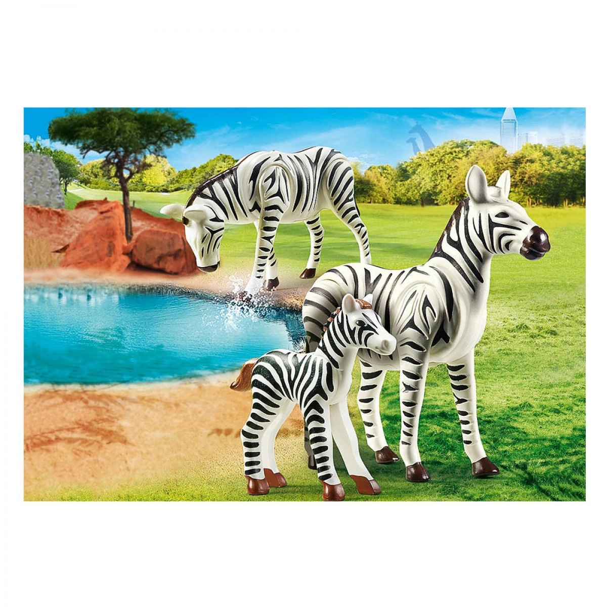 PLAYMOBIL ΔΥΟ ΖΕΒΡΕΣ ΜΕ ΤΟ ΜΙΚΡΟ ΤΟΥΣ 70356