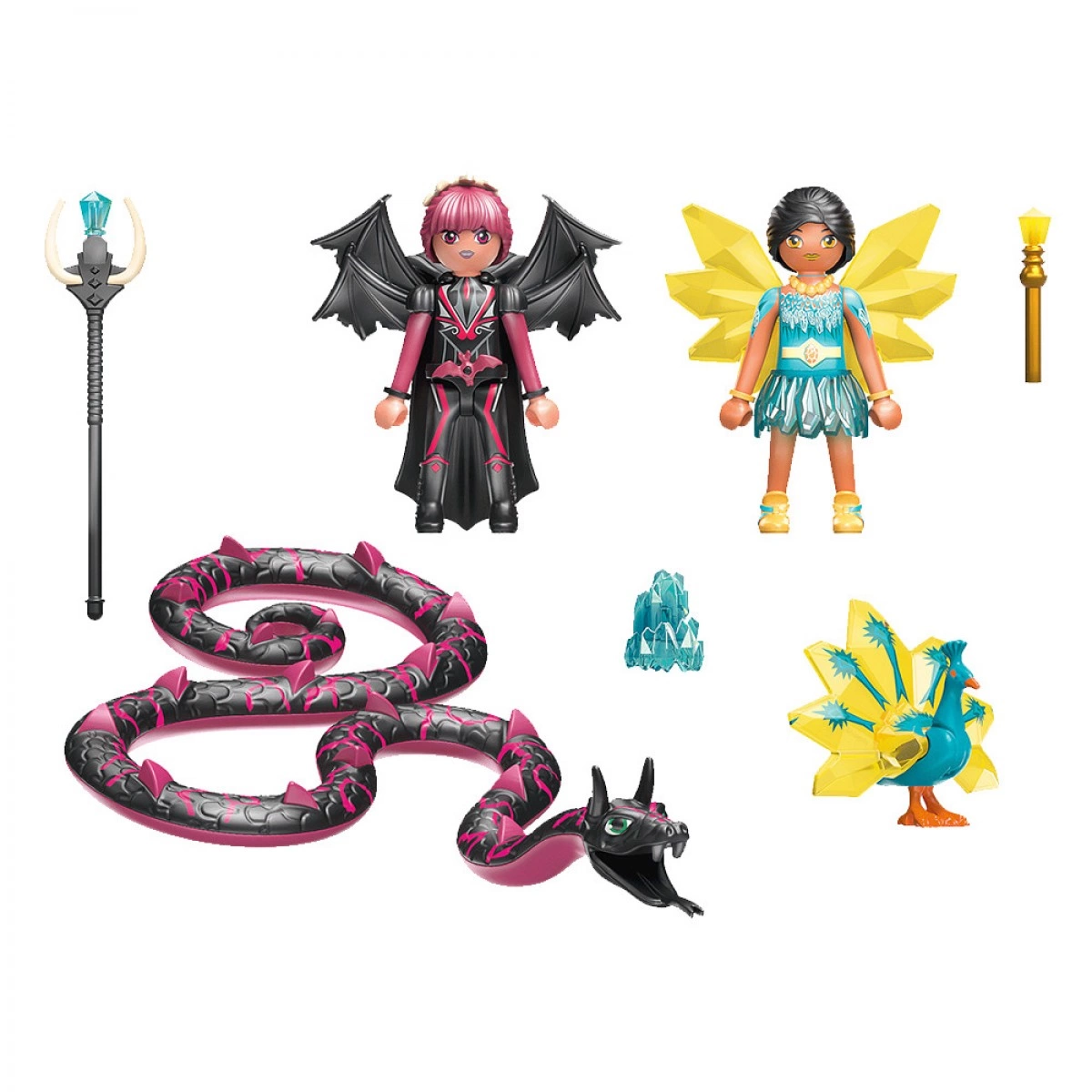 PLAYMOBIL CRYSTAL FAIRY ΚΑΙ BAT FAIRY & ΜΑΓΙΚΑ ΖΩΑ 70803