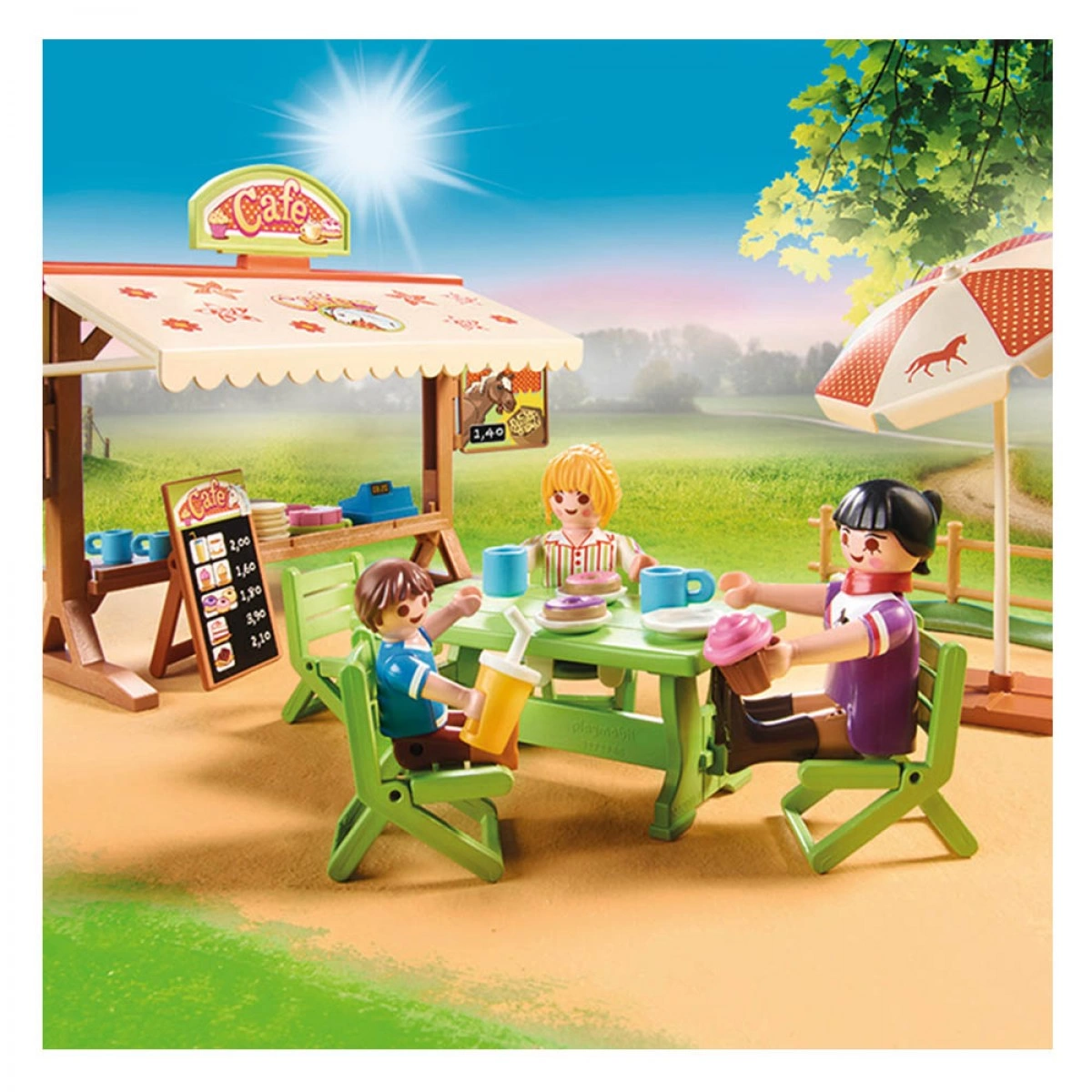 PLAYMOBIL ΚΑΦΕΤΕΡΙΑ ΣΤΗΝ ΦΑΡΜΑ ΤΩΝ ΠΟΝΥ 70519