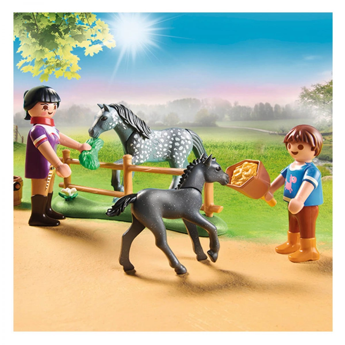 PLAYMOBIL ΚΑΦΕΤΕΡΙΑ ΣΤΗΝ ΦΑΡΜΑ ΤΩΝ ΠΟΝΥ 70519