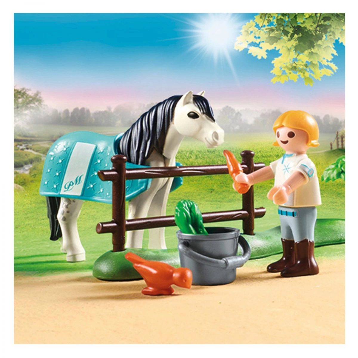 PLAYMOBIL ΑΝΑΒΑΤΡΙΑ ΜΕ CLASSIC ΠΟΝΥ 70522