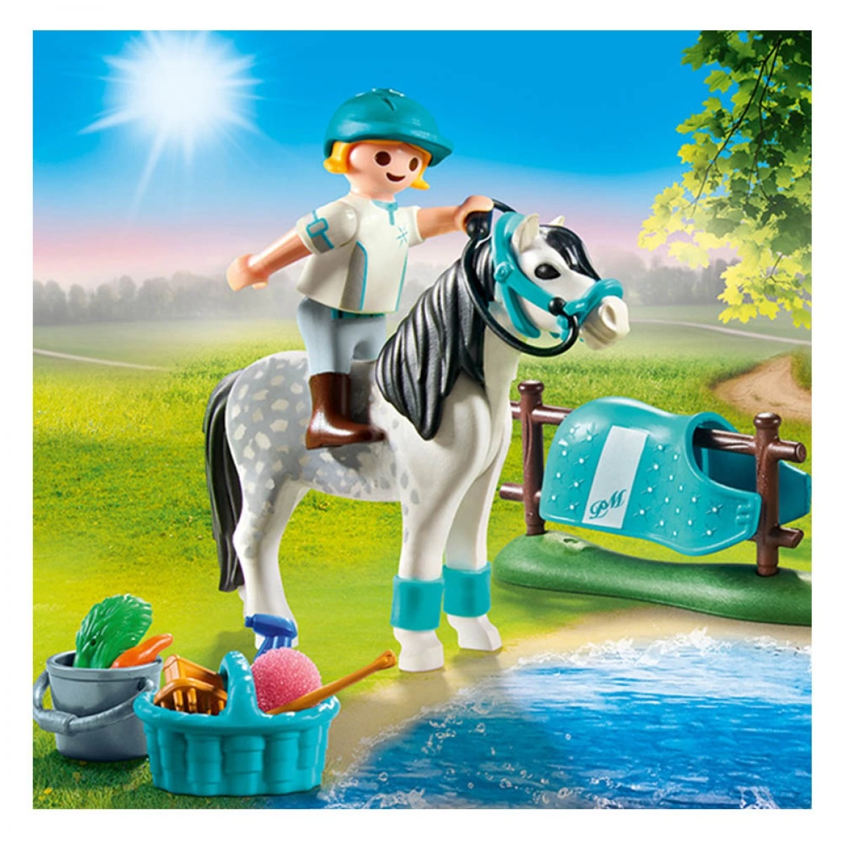 PLAYMOBIL ΑΝΑΒΑΤΡΙΑ ΜΕ CLASSIC ΠΟΝΥ 70522