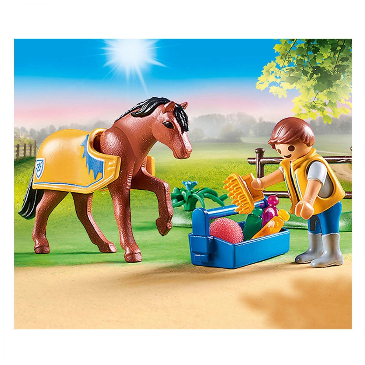 PLAYMOBIL ΑΝΑΒΑΤΡΙΑ ΜΕ WELSH ΠΟΝΥ 70523