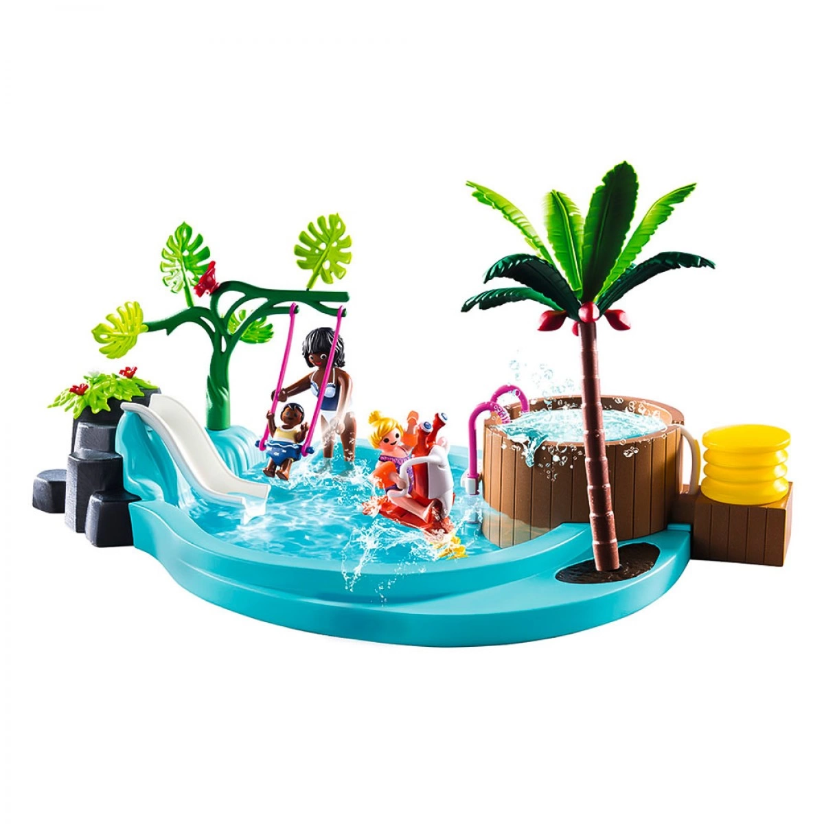 PLAYMOBIL ΠΑΙΔΙΚΗ ΠΙΣΙΝΑ ΜΕ ΥΔΡΟΜΑΣΑΖ 70611