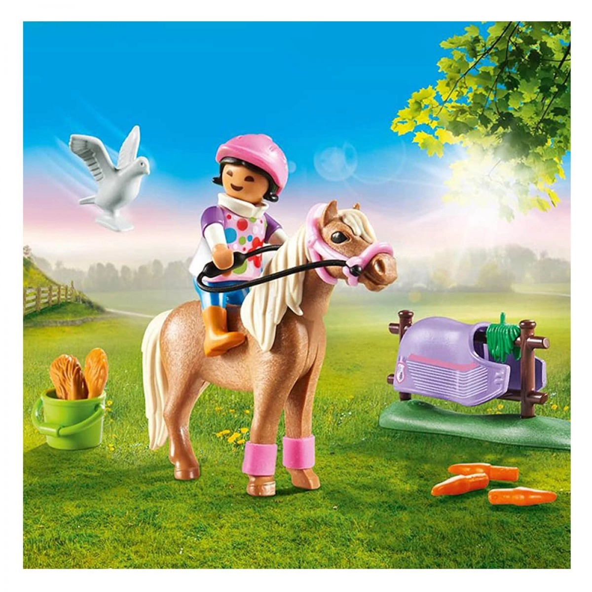 PLAYMOBIL ΑΝΑΒΑΤΡΙΑ ΜΕ ΠΟΝΥ ICELANDIC 70514
