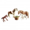 PLAYMOBIL  PONY WITH THEIR LITTLE 70682.