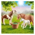 PLAYMOBIL  PONY WITH THEIR LITTLE 70682.