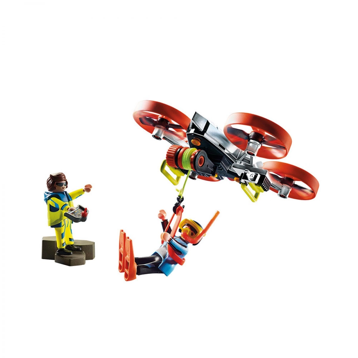 PLAYMOBIL ΕΠΙΧΕΙΡΗΣΗ ΔΙΑΣΩΣΗΣ ΔΥΤΗ ΜΕ DRONE 70143