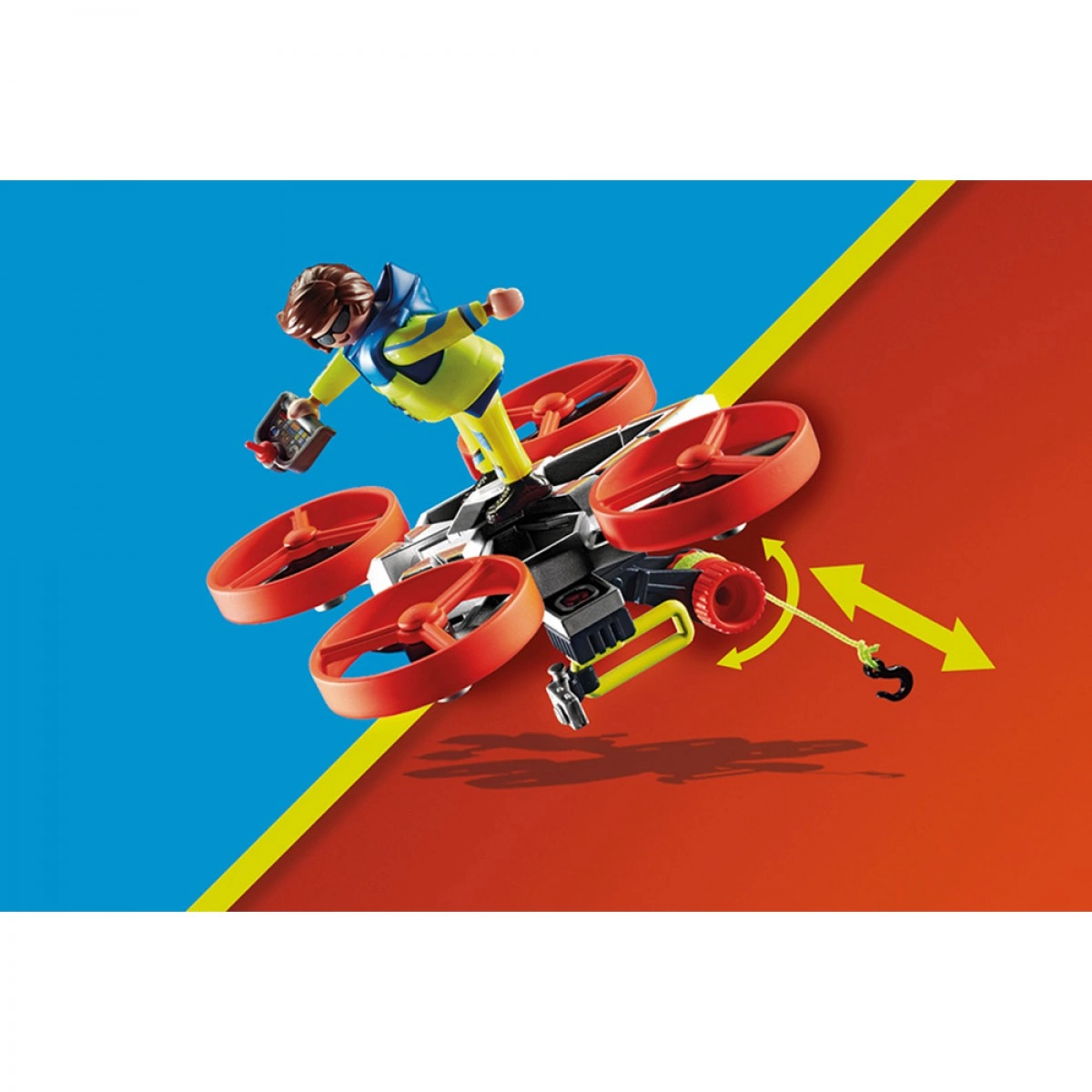 PLAYMOBIL ΕΠΙΧΕΙΡΗΣΗ ΔΙΑΣΩΣΗΣ ΔΥΤΗ ΜΕ DRONE 70143
