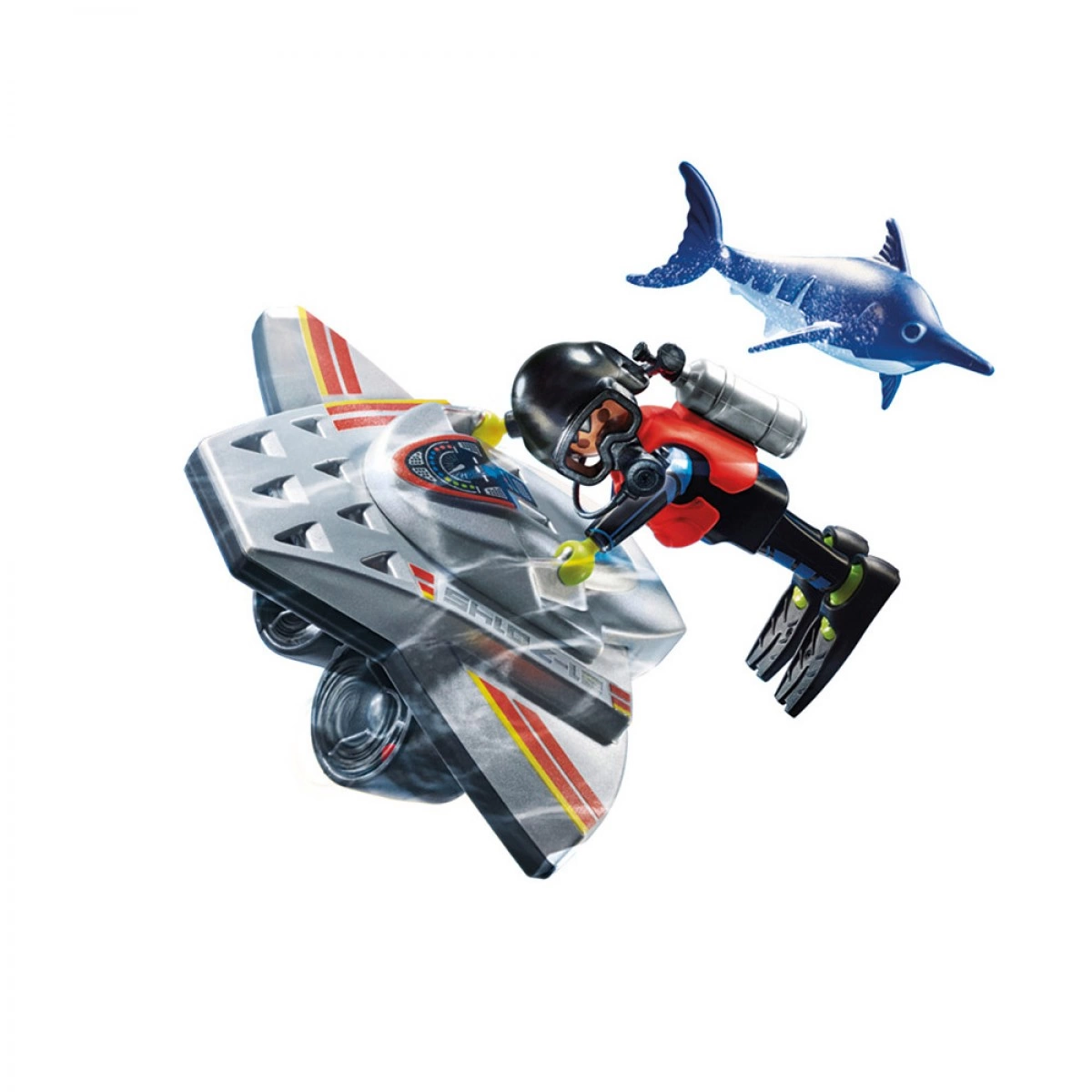 PLAYMOBIL ΕΠΙΧΕΙΡΗΣΗ ΔΙΑΣΩΣΗΣ ΜΕ ΚΑΤΑΔΥΤΙΚΟ SCOOTER 70145