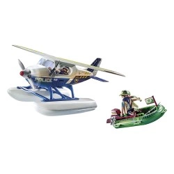 PLAYMOBIL ΚΑΤΑΔΙΩΞΗ ΛΑΘΡΕΜΠΟΡΟΥ ΑΠΟ ΑΣΤΥΝΟΜΙΚΟ ΥΔΡΟΠΛΑΝΟ 70779