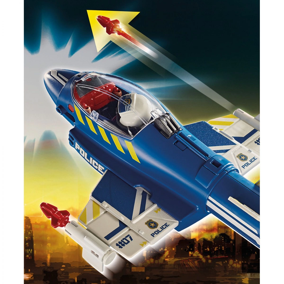 PLAYMOBIL ΚΑΤΑΔΙΩΞΗ DRONE ΑΠΟ ΑΣΤΥΝΟΜΙΚΟ ΤΖΕΤ 70780