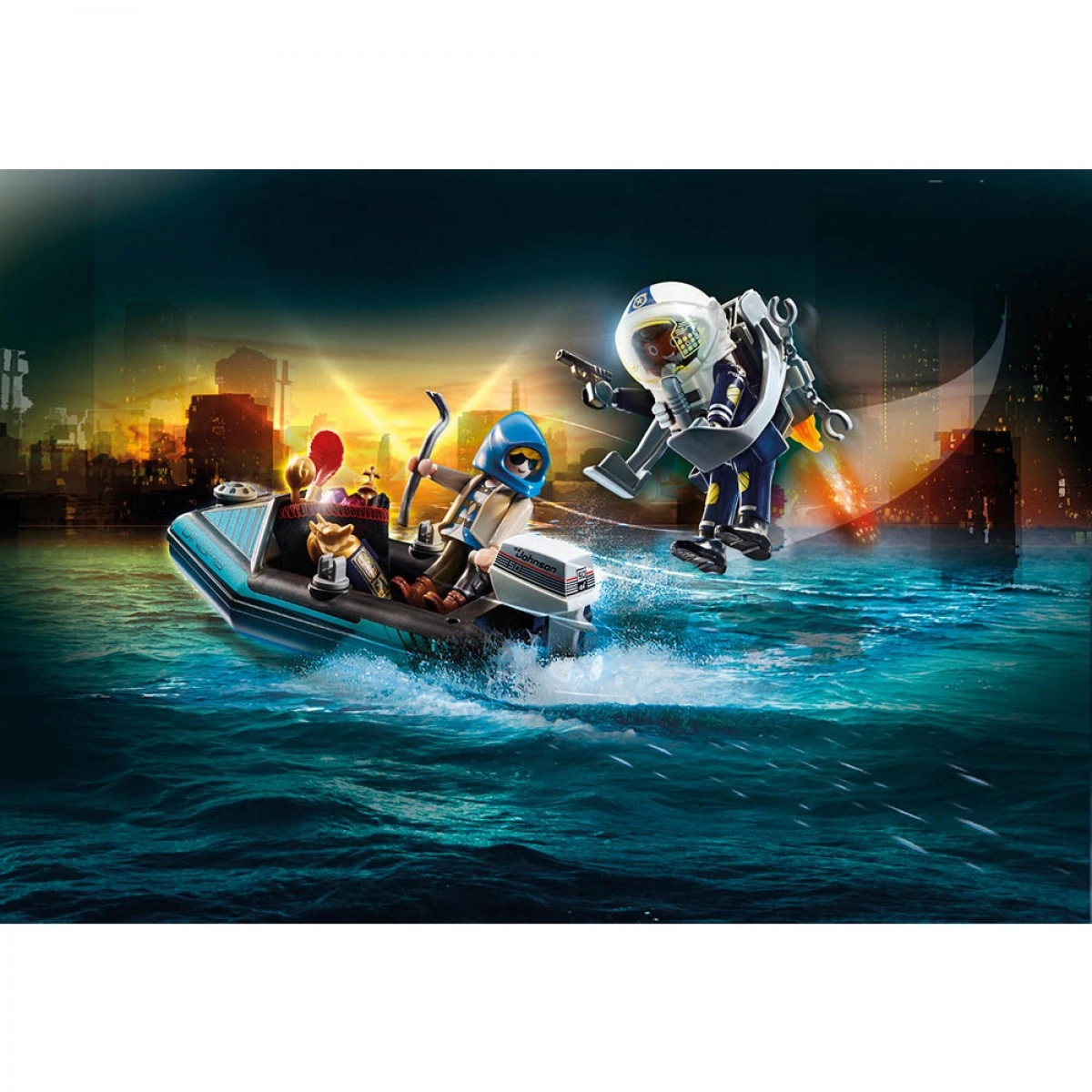 PLAYMOBIL ΣΥΛΛΗΨΗ ΛΗΣΤΗ ΕΡΓΩΝ ΤΕΧΝΗΣ ΑΠΟ ΑΣΤΥΝΟΜΙΚΟ JETPACK 70782