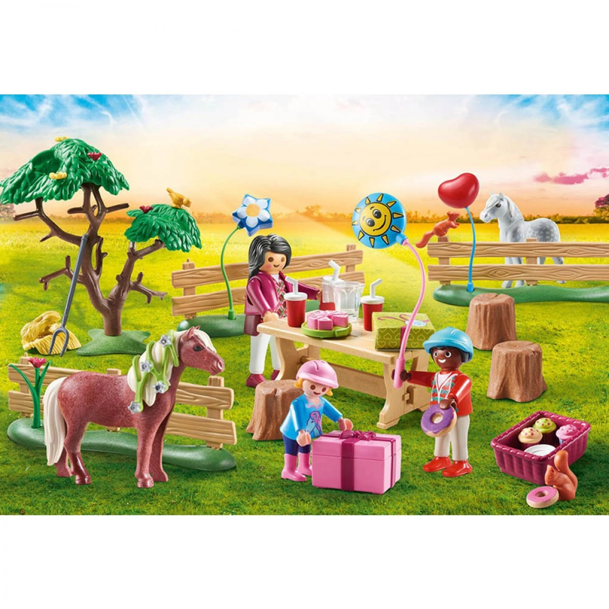 PLAYMOBIL ΠΑΙΔΙΚΟ ΠΑΡΤΥ ΣΤΗ ΦΑΡΜΑ ΤΩΝ ΠΟΝΥ 70997