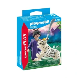 PLAYMOBIL ΑΣΙΑΤΙΣΣΑ ΠΟΛΕΜΙΣΤΡΙΑ & ΛΕΥΚΗ ΤΙΓΡΗΣ 70382