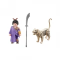 PLAYMOBIL ΑΣΙΑΤΙΣΣΑ ΠΟΛΕΜΙΣΤΡΙΑ & ΛΕΥΚΗ ΤΙΓΡΗΣ 70382