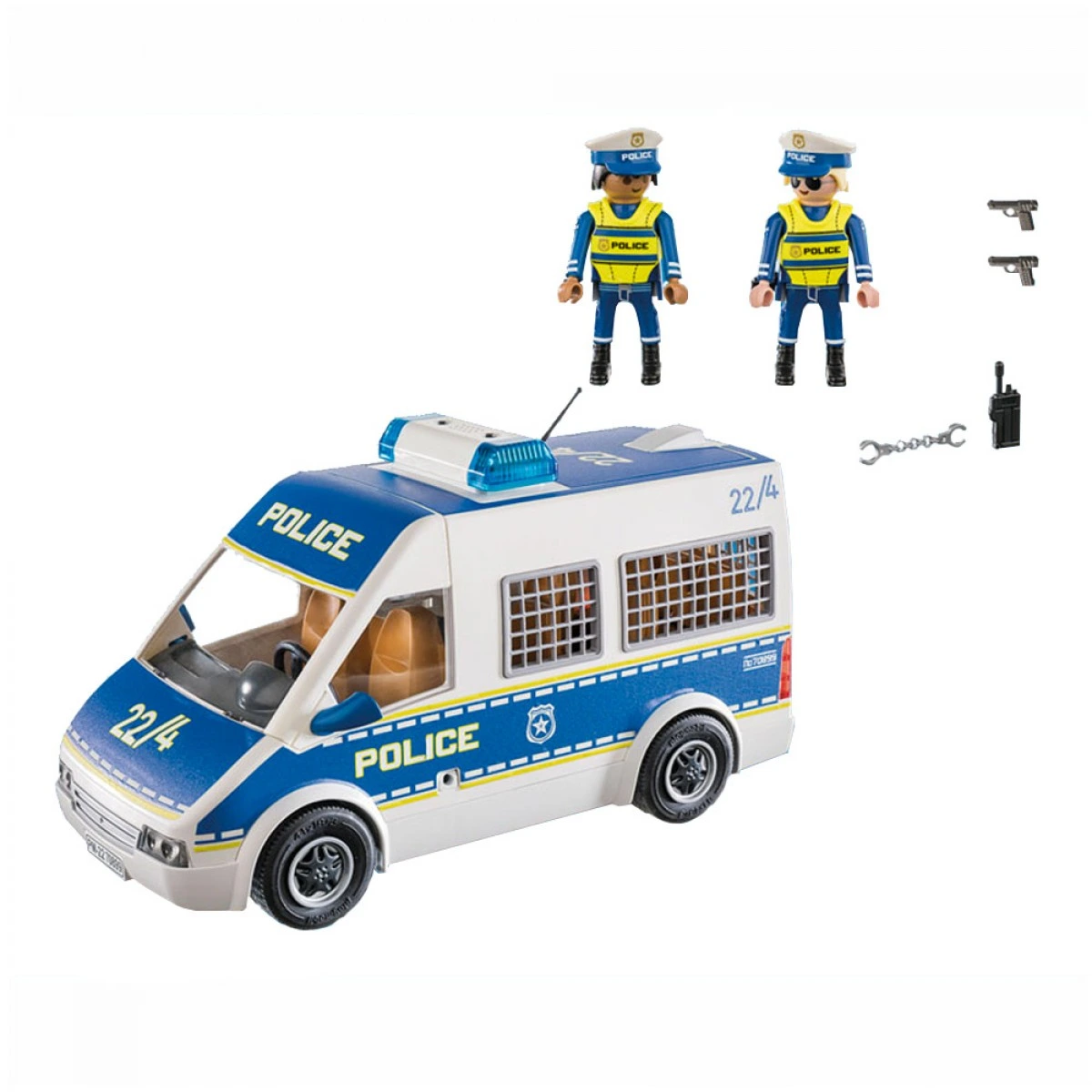 PLAYMOBIL  POLICE BUS WITH LIGHTS AND SOUND 70899