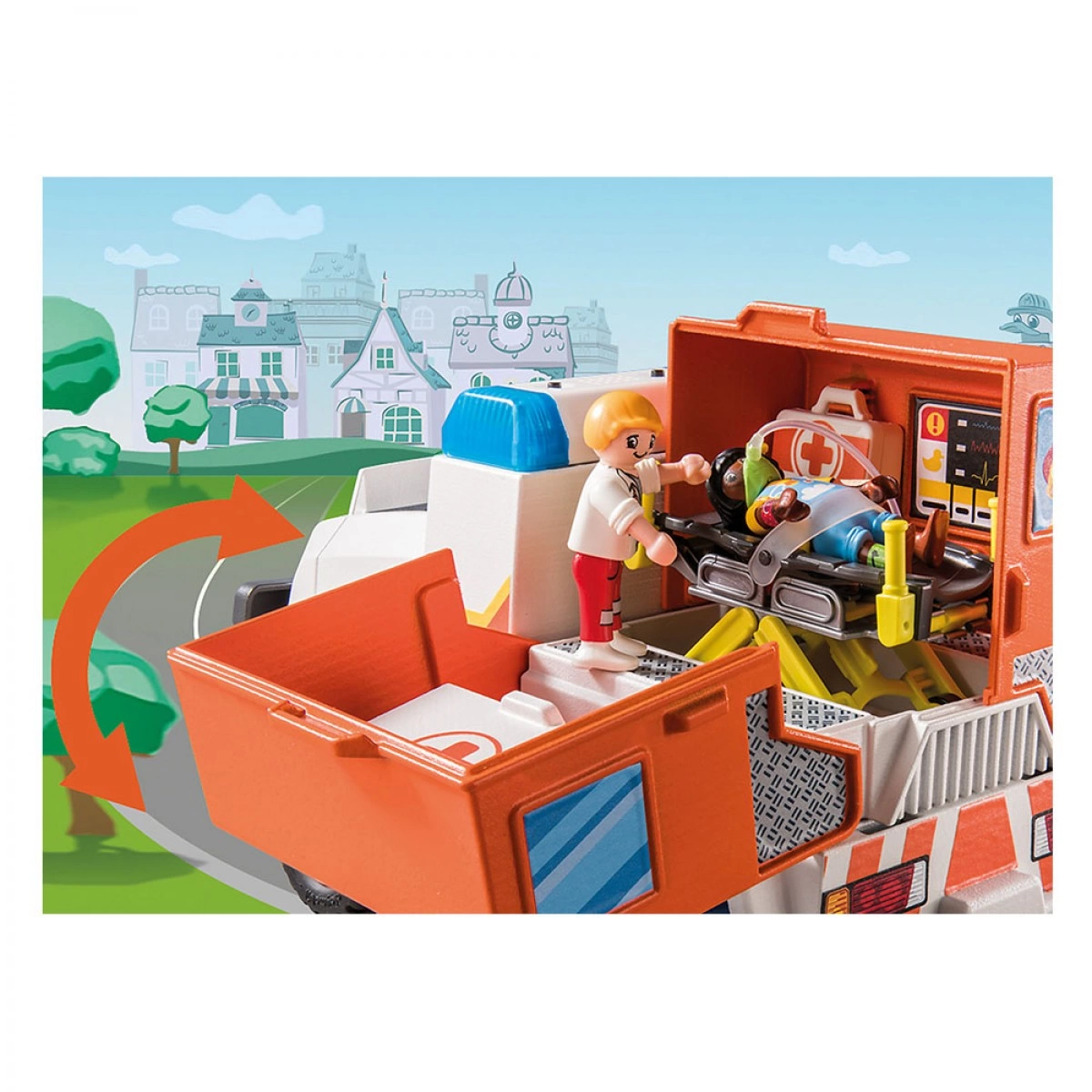 PLAYMOBIL DUCK ON CALL-ΟΧΗΜΑ ΠΡΩΤΩΝ ΒΟΗΘΕΙΩΝ 70916