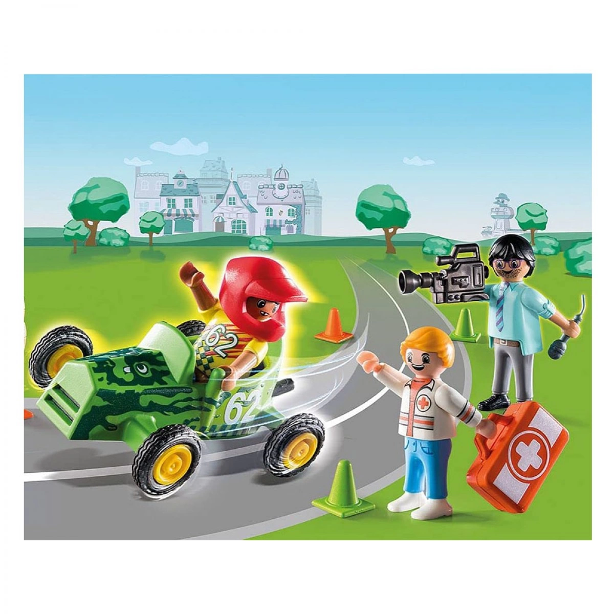 PLAYMOBIL DUCK ON CALL- ΕΠΙΧΕΙΡΗΣΗ ΔΙΑΣΩΣΤΗ/ΔΙΑΣΩΣΩ ΣΤΑ GO-KART 70919