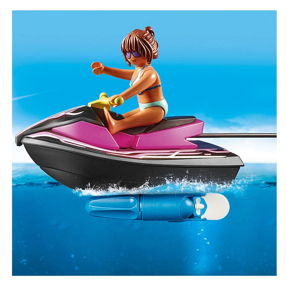 PLAYMOBIL STARTER PACK AQUA SCOOTER & ΦΟΥΣΚΩΤΗ ΜΠΑΝΑΝΑ 70906