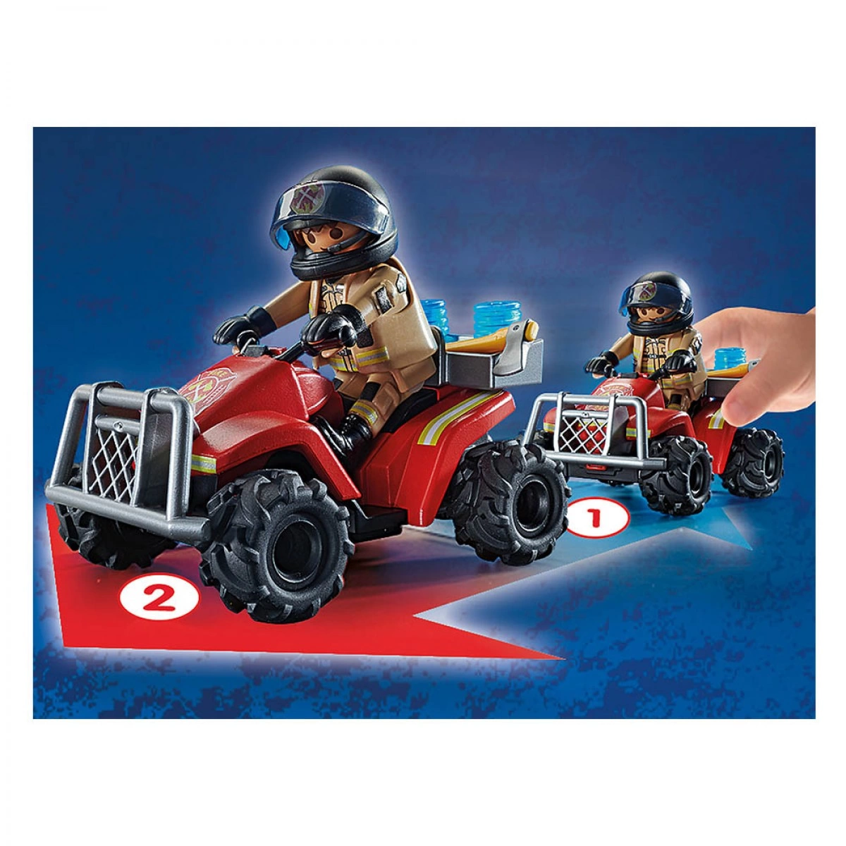 PLAYMOBIL ΠΥΡΟΣΒΕΣΤΗΣ ΜΕ ΓΟΥΡΟΥΝΑ 4X4 71090
