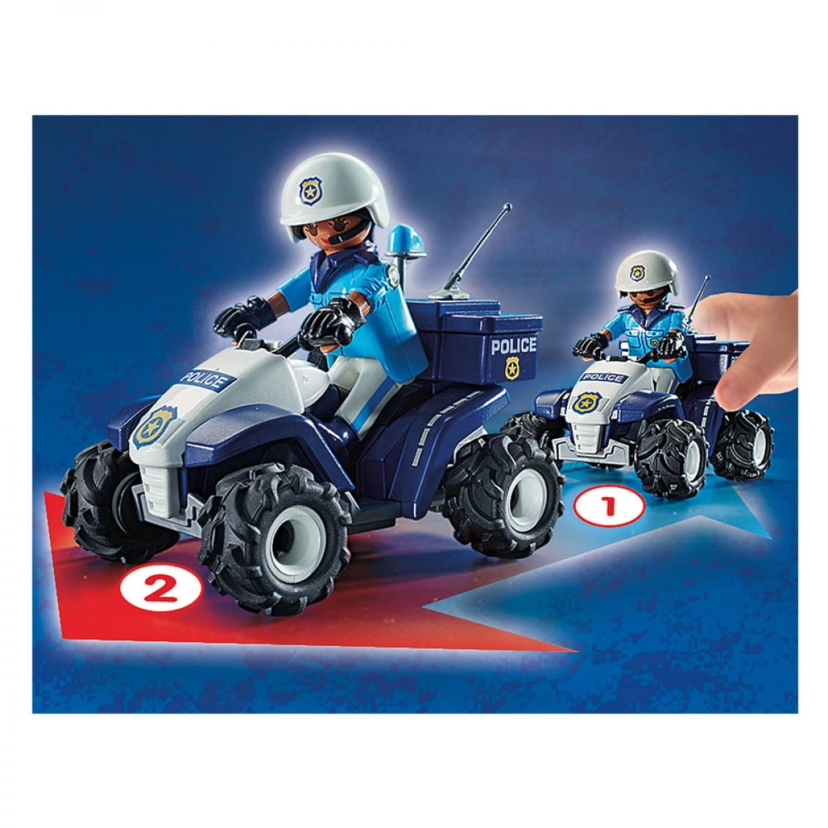 PLAYMOBIL ΑΣΤΥΝΟΜΙΚΟΣ  ΜΕ ΓΟΥΡΟΥΝΑ 4X4 71092