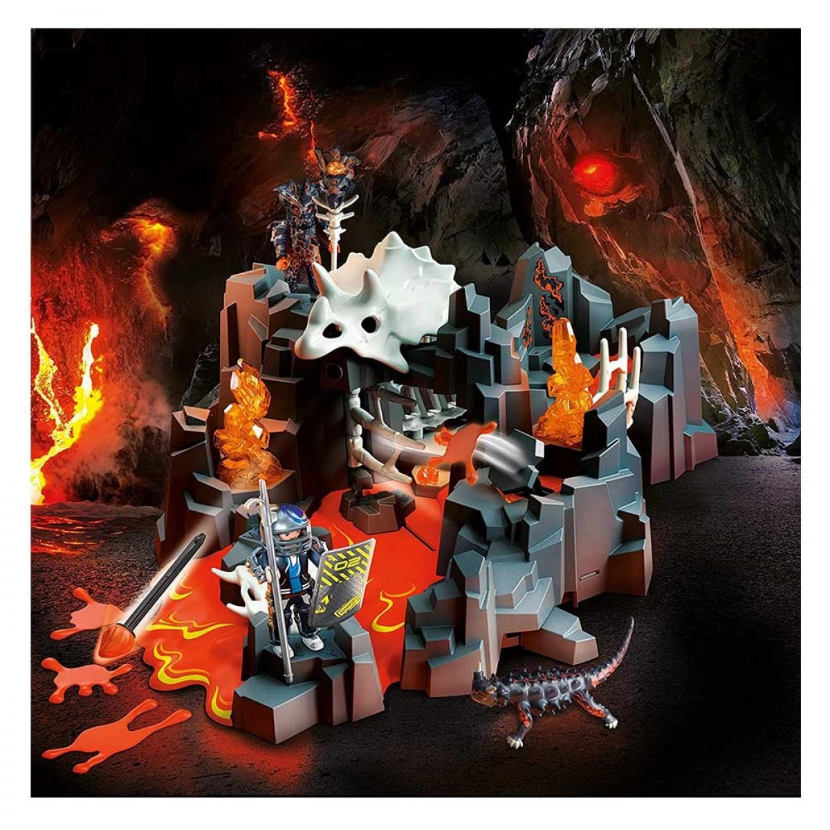 PLAYMOBIL ΦΥΛΑΚΑΣ ΤΗΣ ΠΗΓΗΣ ΤΗΣ ΛΑΒΑΣ 70926