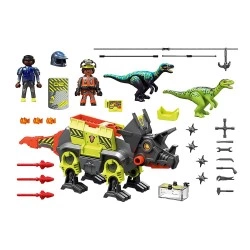 PLAYMOBIL ΡΟΜΠΟΤ ΔΕΙΝΟΣΑΥΡΟΣ ΚΑΙ ΠΟΛΕΜΙΣΤΕΣ 70928