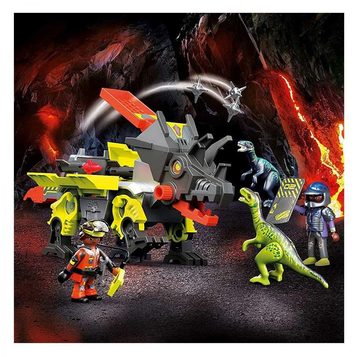 PLAYMOBIL ΡΟΜΠΟΤ ΔΕΙΝΟΣΑΥΡΟΣ ΚΑΙ ΠΟΛΕΜΙΣΤΕΣ 70928