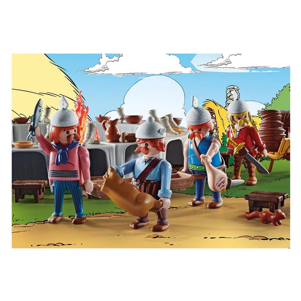 PLAYMOBIL ASTERIX ΓΙΟΡΤΗ ΣΤΟ ΓΑΛΑΤΙΚΟ ΧΩΡΙΟ 70931
