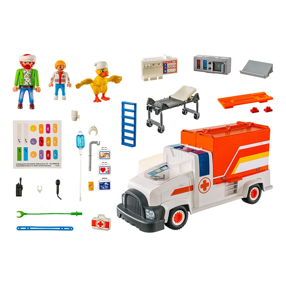 PLAYMOBIL DUCK ON CALL - ΜΕΓΑΛΟ ΟΧΗΜΑ ΠΡΩΤΩΝ ΒΟΗΘΕΙΩΝ 70913