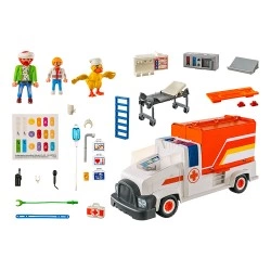 PLAYMOBIL DUCK ON CALL - ΜΕΓΑΛΟ ΟΧΗΜΑ ΠΡΩΤΩΝ ΒΟΗΘΕΙΩΝ 70913