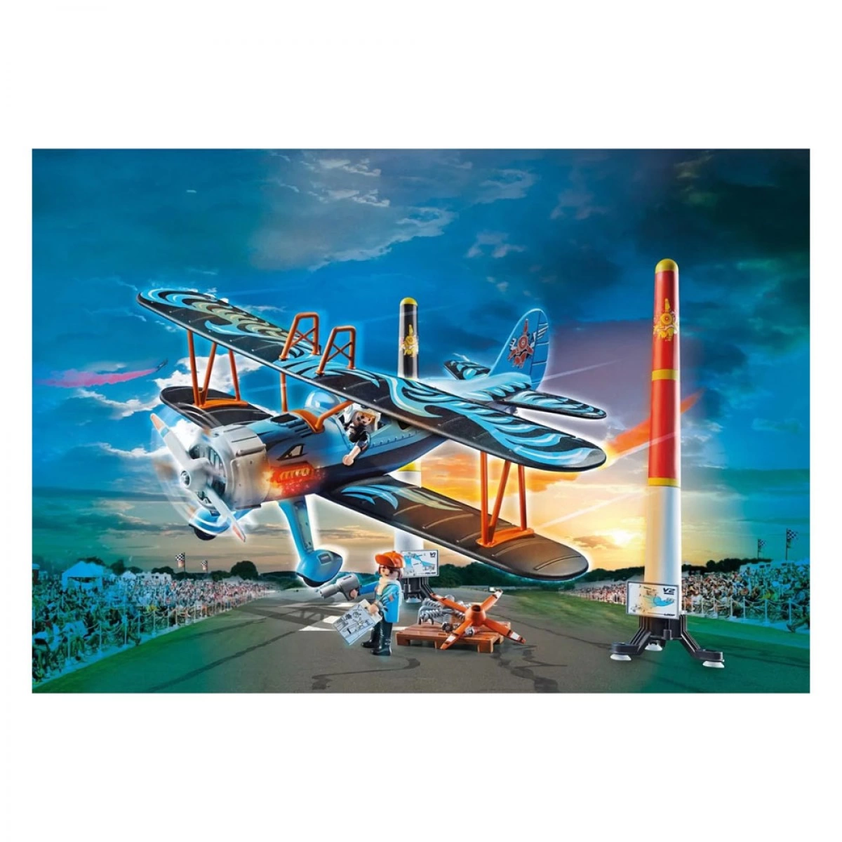 PLAYMOBIL AIR STUNT SHOW ΔΙΠΛΑΝΟ ΦΟΙΝΙΚΑΣ 70831