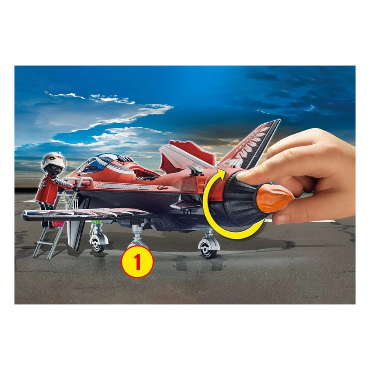 PLAYMOBIL AIR STUNT SHOW ΤΖΕΤ ΑΕΤΟΣ 70832